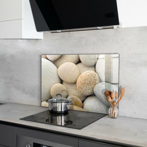 Küchenrückwand Fliesenspiegel Steiniger Strand