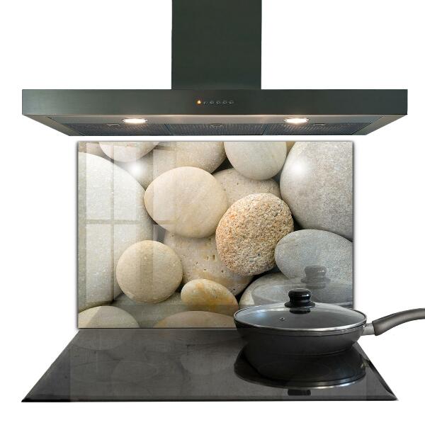 Küchenrückwand Fliesenspiegel Steiniger Strand