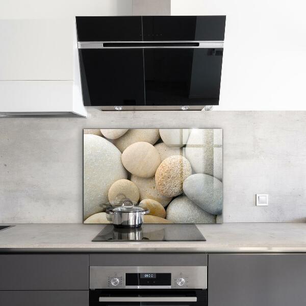 Küchenrückwand Fliesenspiegel Steiniger Strand