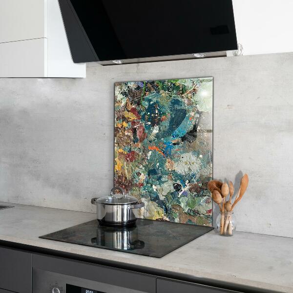 Küchenrückwand Fliesenspiegel Ölfarben-Textur