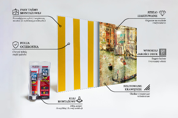 Küchenrückwand Spritzschutz Italien Venedig Vintage Bild