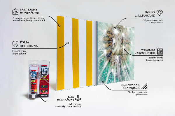Küchenrückwand Spritzschutz Löwenzahn in der Windpflanze