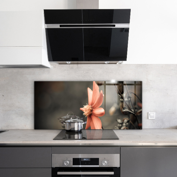 Küchenrückwand Spritzschutz Vintage Blütenknospe