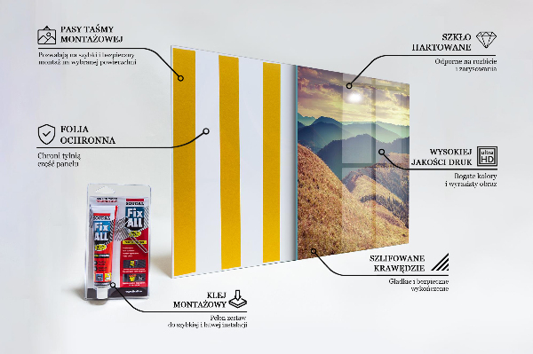 Küchenrückwand Fliesenspiegel Berglandschaft im Herbst