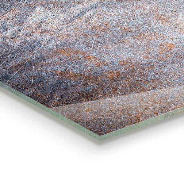 Küchenrückwand Fliesenspiegel Vintage-Metallstruktur