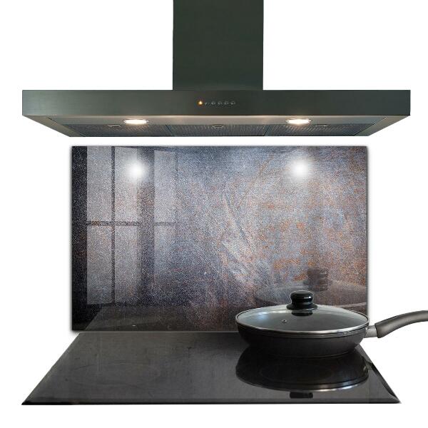 Küchenrückwand Fliesenspiegel Vintage-Metallstruktur