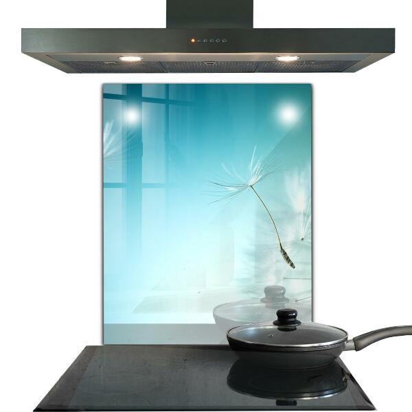 Küchenrückwand Spritzschutz Löwenzahn Löwenzahn im Wind