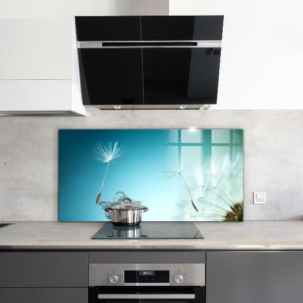 Küchenrückwand Spritzschutz Löwenzahn Löwenzahn im Wind