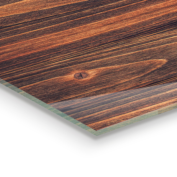 Küchenrückwand Fliesenspiegel Natürliche Holzstruktur