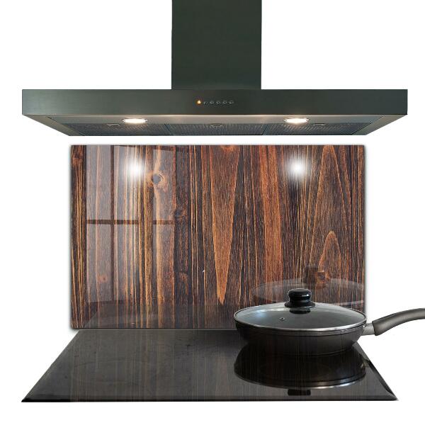 Küchenrückwand Fliesenspiegel Natürliche Holzstruktur