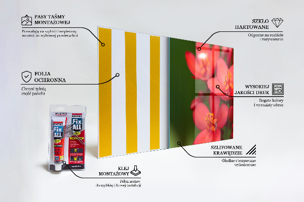 Küchenrückwand Spritzschutz Blühende Blütenknospen