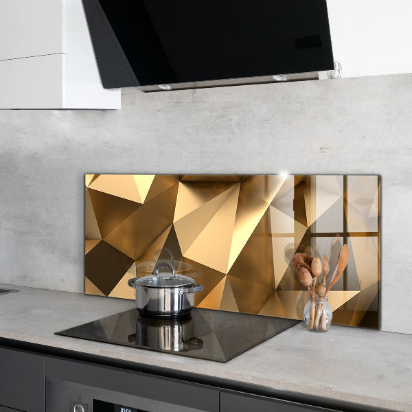 Küchenrückwand Fliesenspiegel Metallische geometrische Textur