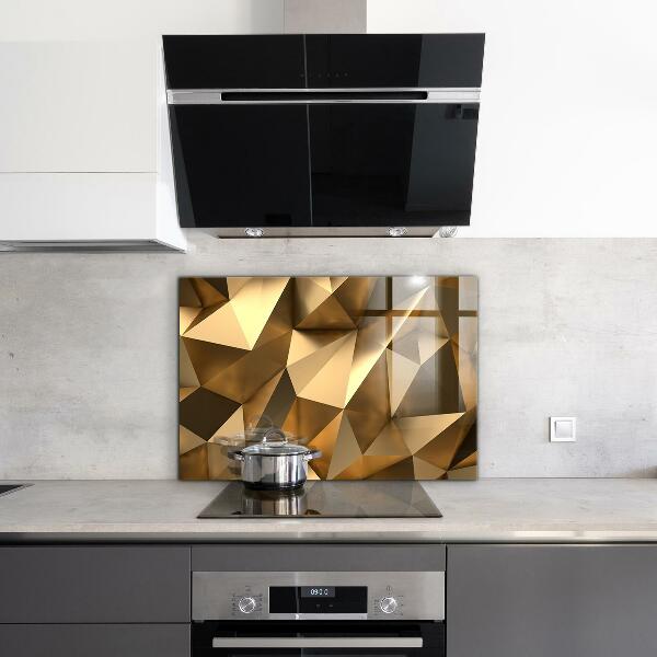 Küchenrückwand Fliesenspiegel Metallische geometrische Textur