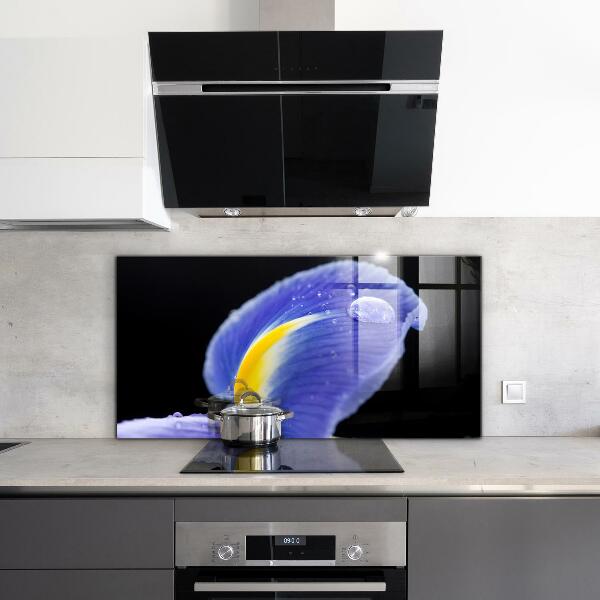 Küchenrückwand Spritzschutz Lila Irisblume