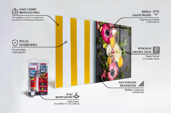 Küchenrückwand Spritzschutz Natürliche Blumenzusammensetzung