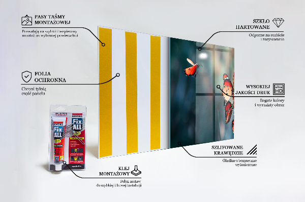 Küchenrückwand Spritzschutz Zarter Schmetterling im Wind