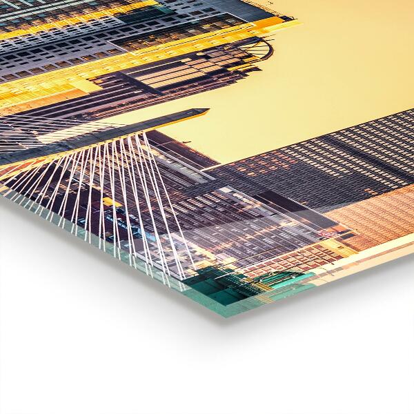 Küchenrückwand Fliesenspiegel Bostoner Architektur