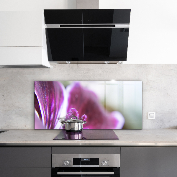 Küchenrückwand Spritzschutz Rosa Blumen-Naturdetails