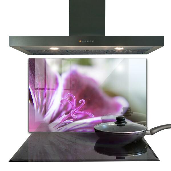 Küchenrückwand Spritzschutz Rosa Blumen-Naturdetails