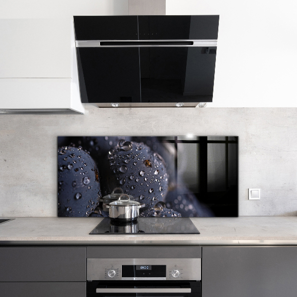 Küchenrückwand Spritzschutz Saftige Blaubeeren