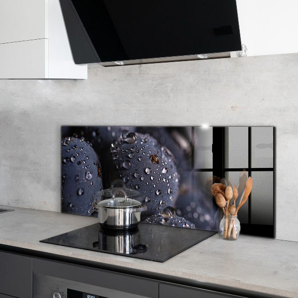 Küchenrückwand Spritzschutz Saftige Blaubeeren