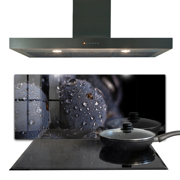 Küchenrückwand Spritzschutz Saftige Blaubeeren