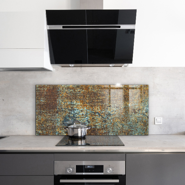 Küchenrückwand Fliesenspiegel Alte Metallstruktur