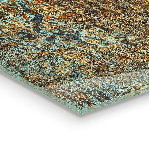 Küchenrückwand Fliesenspiegel Alte Metallstruktur