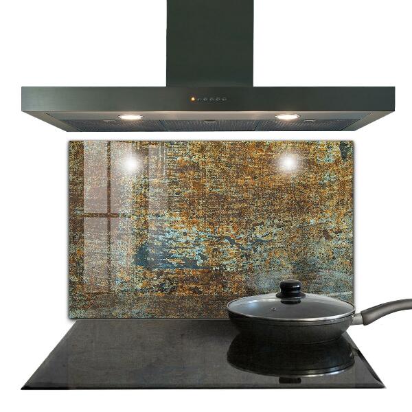 Küchenrückwand Fliesenspiegel Alte Metallstruktur