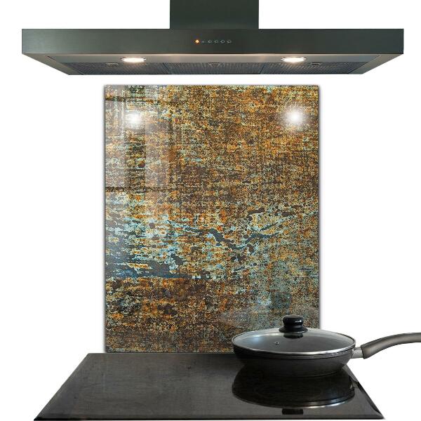 Küchenrückwand Fliesenspiegel Alte Metallstruktur