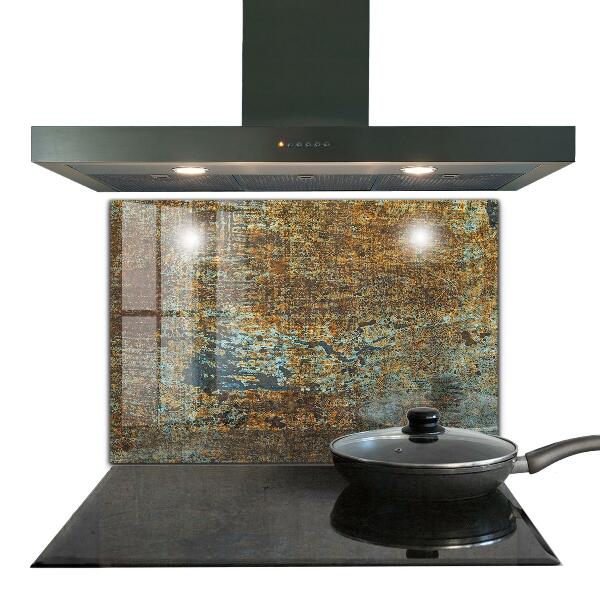 Küchenrückwand Fliesenspiegel Alte Metallstruktur