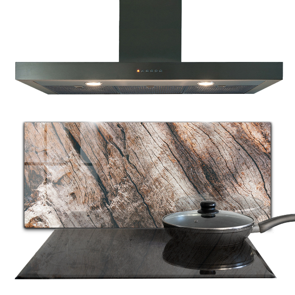 Küchenrückwand Fliesenspiegel Struktur der Baumrinde