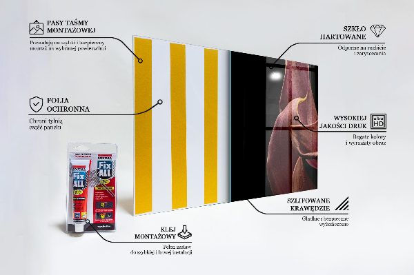 Küchenrückwand Fliesenspiegel Elegantes zartes Blatt