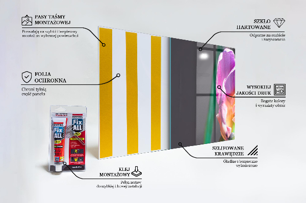 Küchenrückwand Fliesenspiegel Bunte Regenbogenblume
