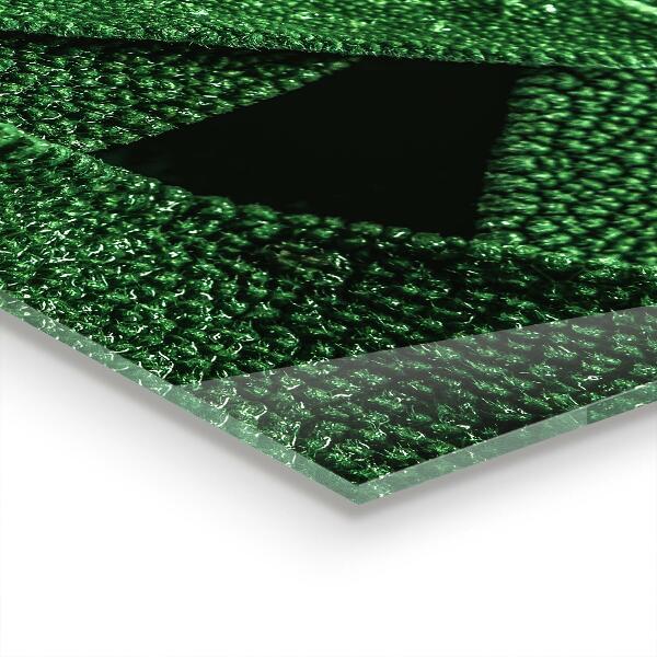 Küchenrückwand Fliesenspiegel Grüne Blätter nach Regen