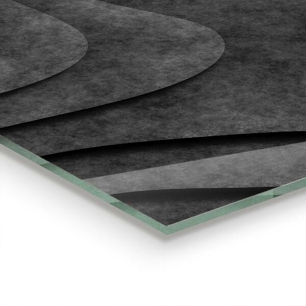 Küchenrückwand Fliesenspiegel Graue Texturabstraktion