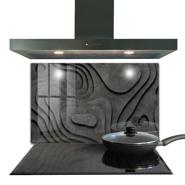 Küchenrückwand Fliesenspiegel Graue Texturabstraktion