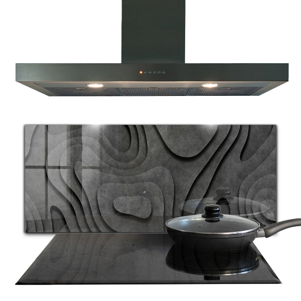 Küchenrückwand Fliesenspiegel Graue Texturabstraktion