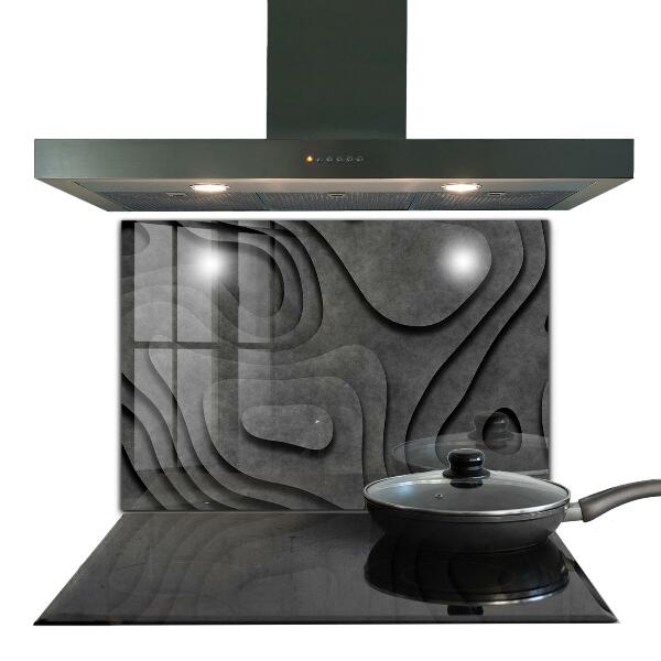 Küchenrückwand Fliesenspiegel Graue Texturabstraktion