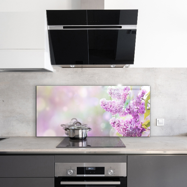 Küchenrückwand Fliesenspiegel Blühender Fliedersommer im Garten