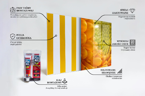 Küchenrückwand Fliesenspiegel Gerbera-Blume Orange