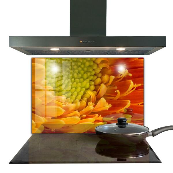 Küchenrückwand Fliesenspiegel Gerbera-Blume Orange