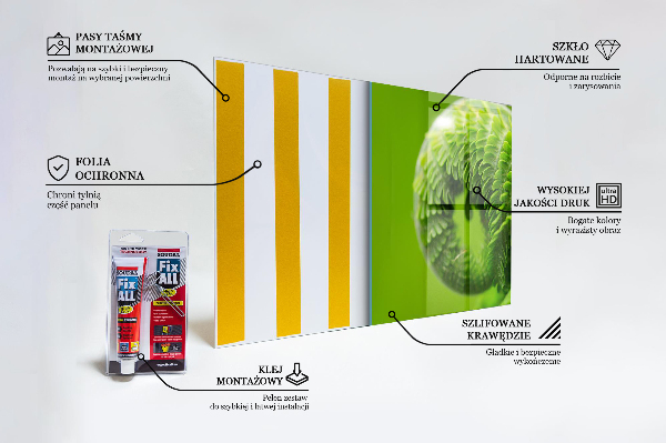 Küchenrückwand Fliesenspiegel Grünes Farnblatt