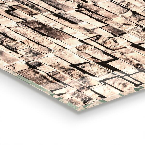 Küchenrückwand Fliesenspiegel Natursteinziegel