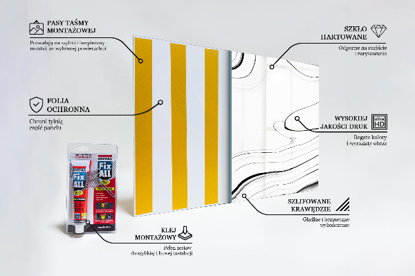 Küchenrückwand Fliesenspiegel Zarte Textur