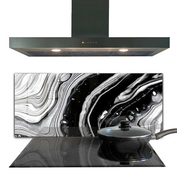 Küchenrückwand Fliesenspiegel Monochrome Abstraktion