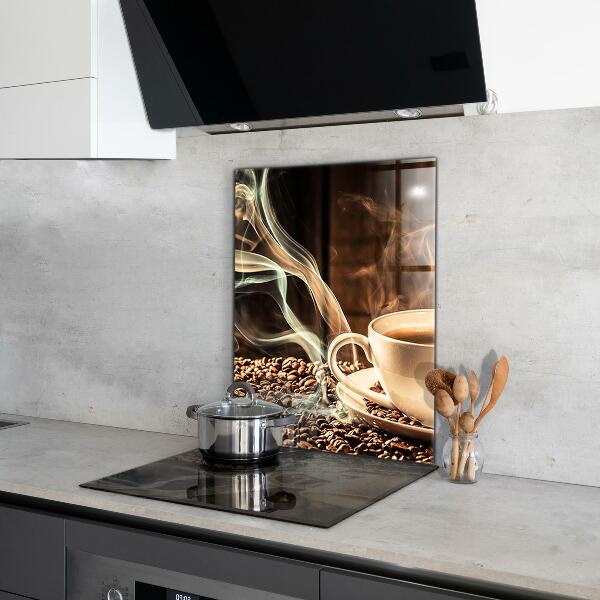 Küchenrückwand Spritzschutz Eine Tasse aromatischen Kaffee