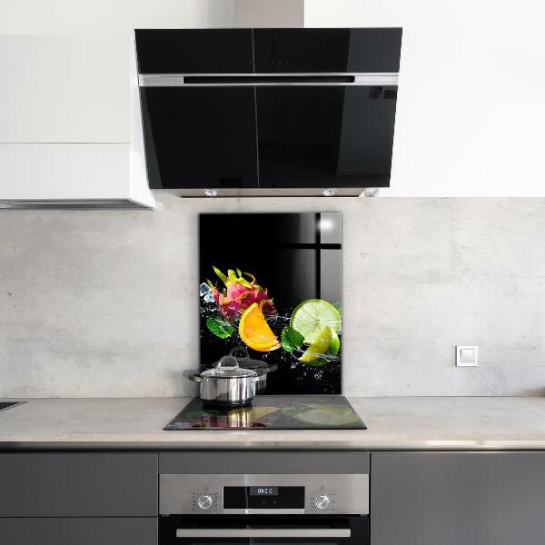 Küchenrückwand Spritzschutz Saftige exotische Früchte
