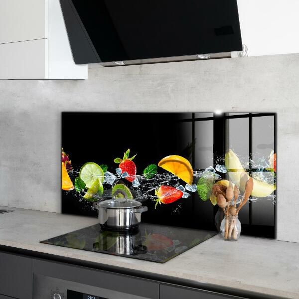 Küchenrückwand Spritzschutz Saftige exotische Früchte