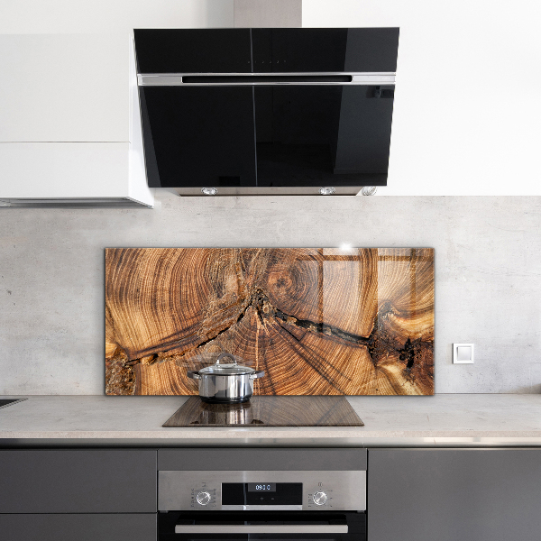 Küchenrückwand Fliesenspiegel Stammstruktur